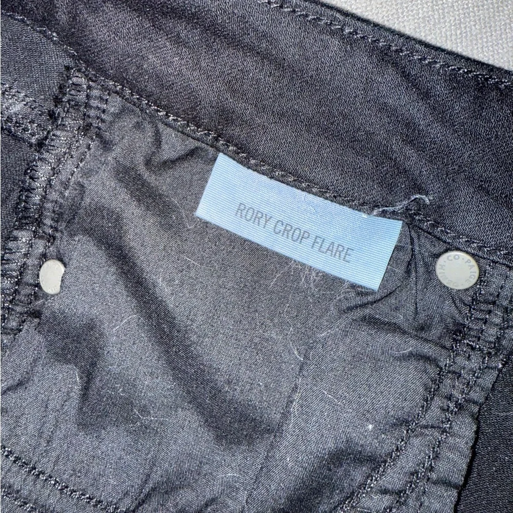 PAIGE Jeans The Rory Crop Flare Black - Picture 6 of 8